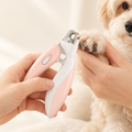 PrecisionClip LED nail clipper in use