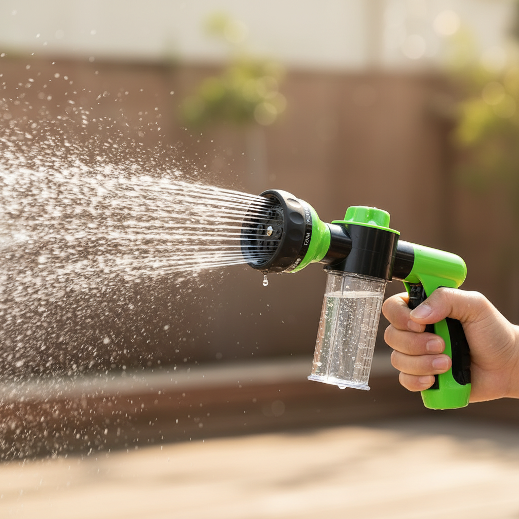 Hydro Wash Sprayer spray close-up